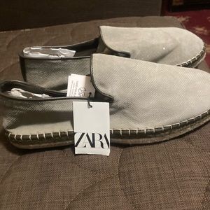 Brand new Zara espadrilles size 11 tan color